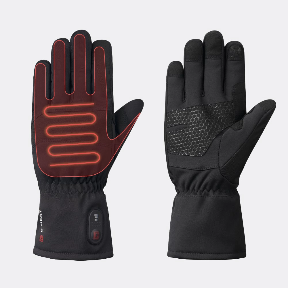 Gants chauffants confort+ zones de chauffe