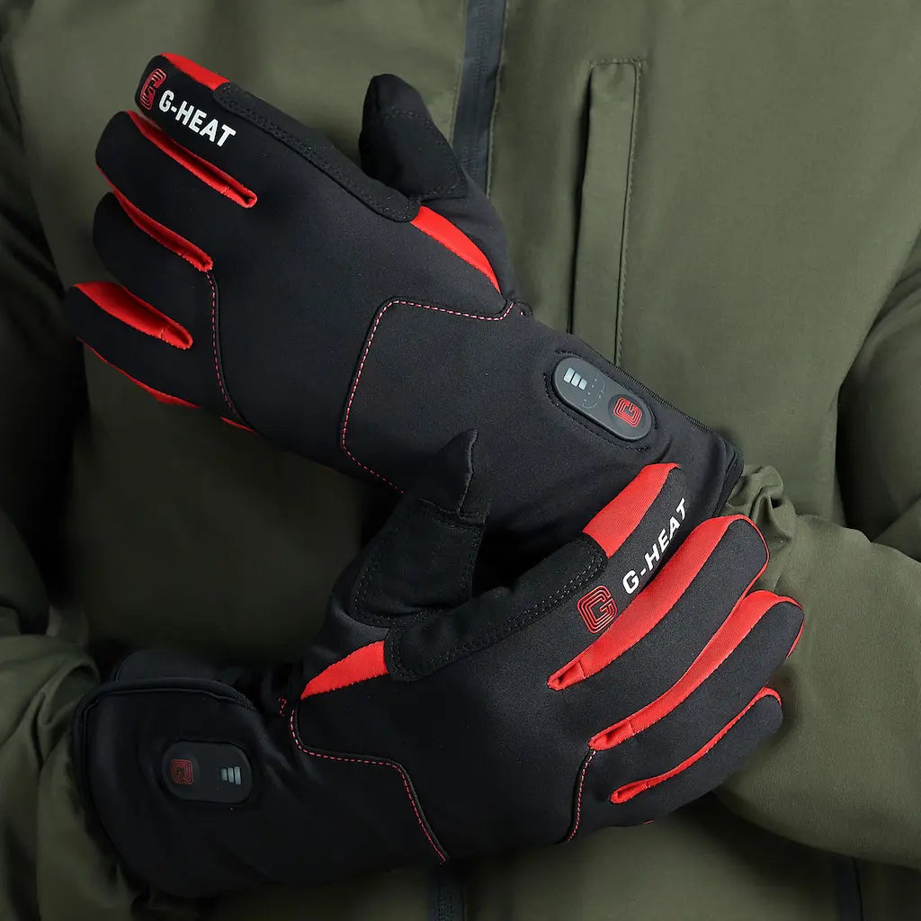 Gants vélo ACTIVE chauffant G-Heat porté