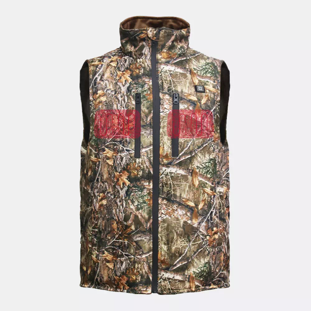 Veste chauffante CAMO de chasse zones de chauffe