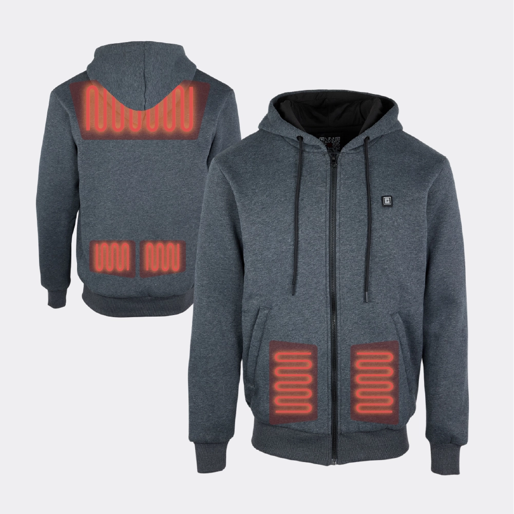 Hoodie chauffant anthracite G-heat
