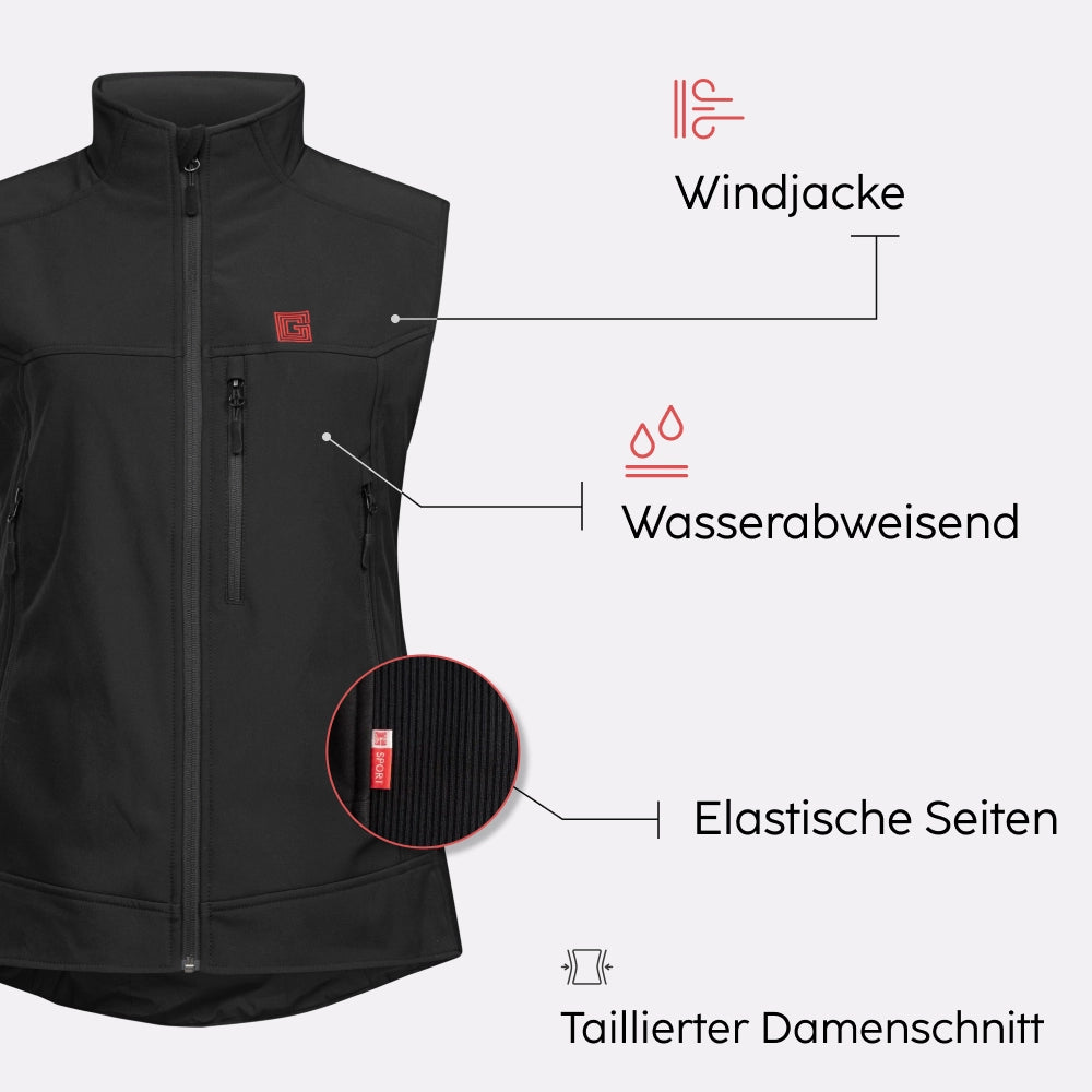 Gilet chauffant femme atouts produit G-heat