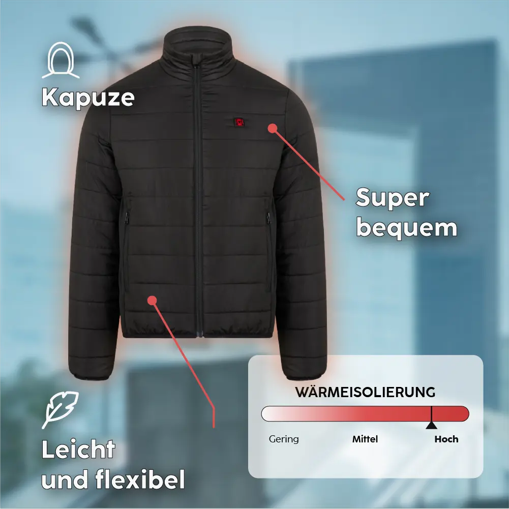 Atouts produit veste chauffante