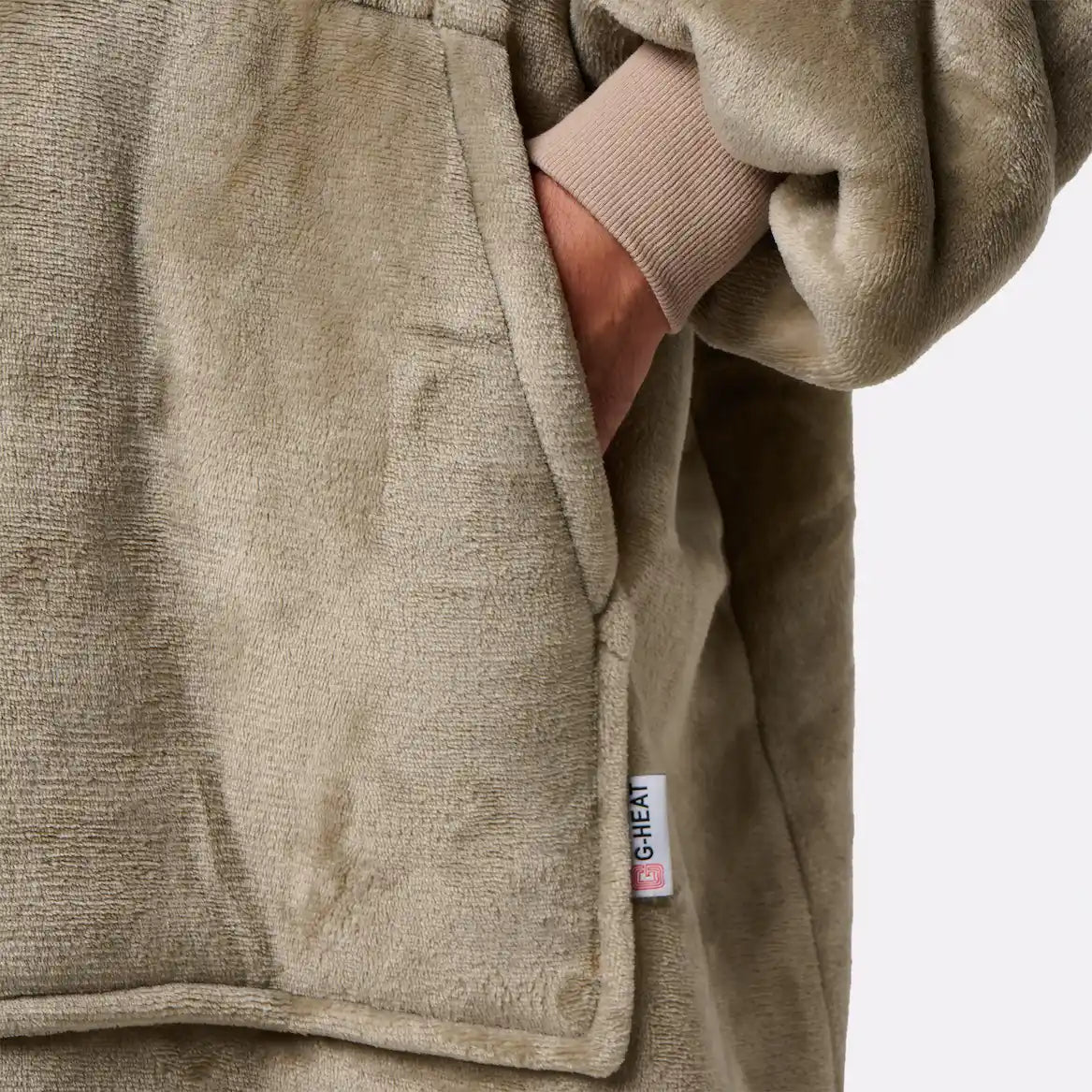 Pull plaid beige homme G-Heat