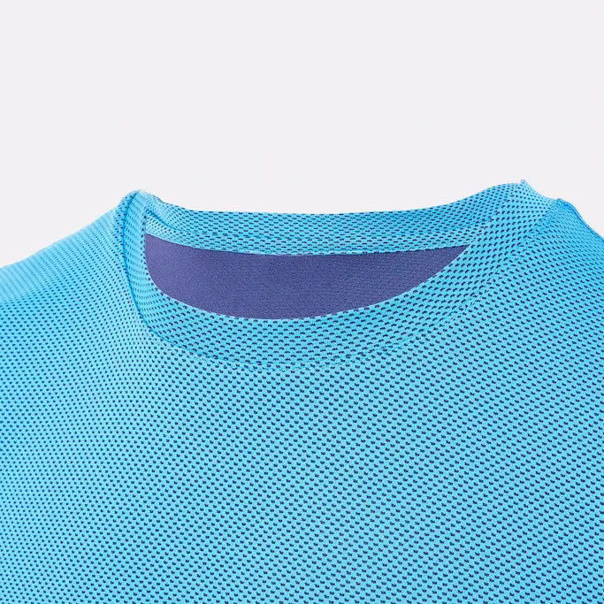 T-shirt rafraîchissant femme ajusté ciel