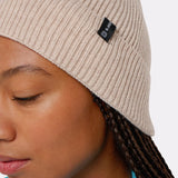 Beige Mütze