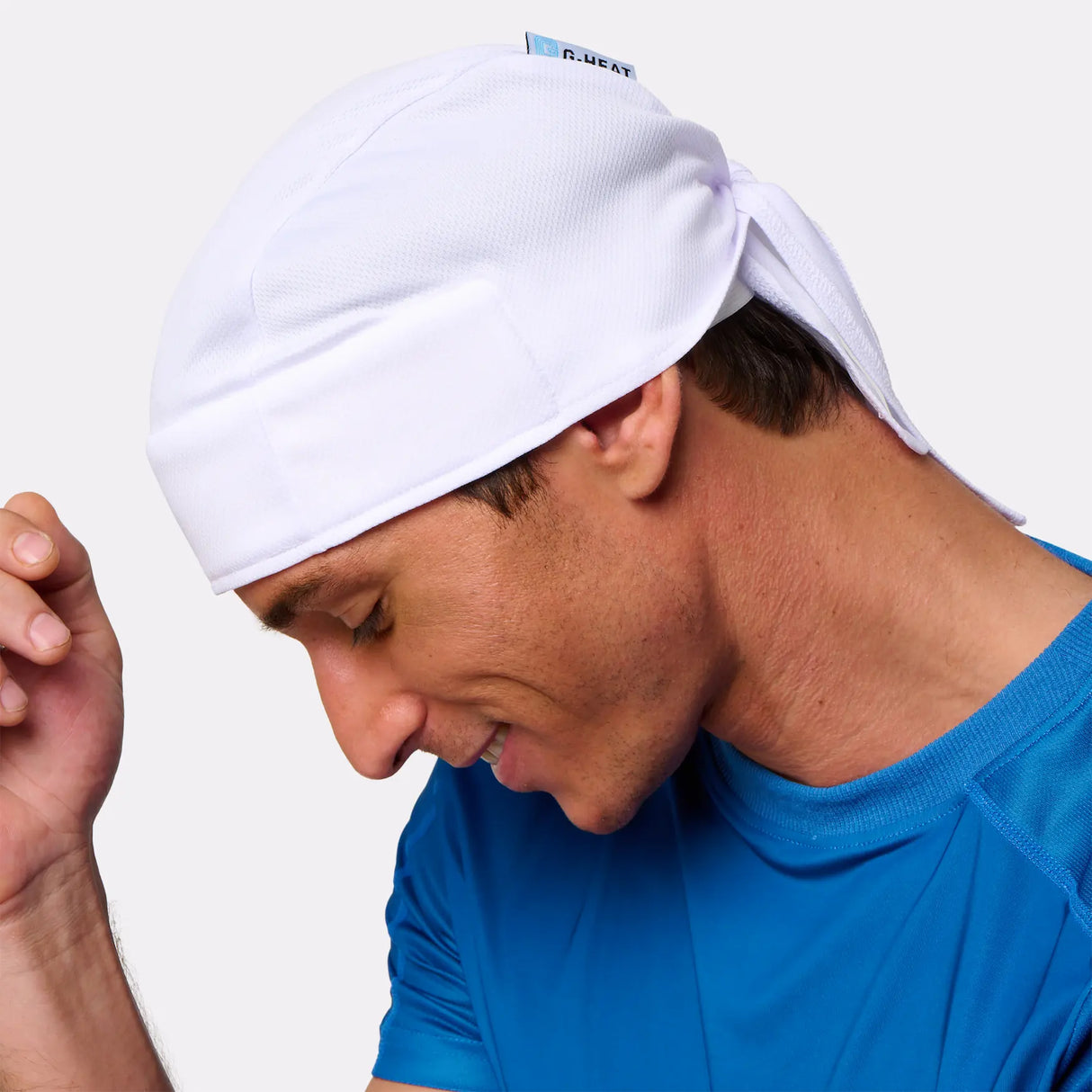 Calot rafraîchissant blanc g-heat porté