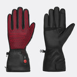Gants chauffants cuir polyvalents zones de chauffe