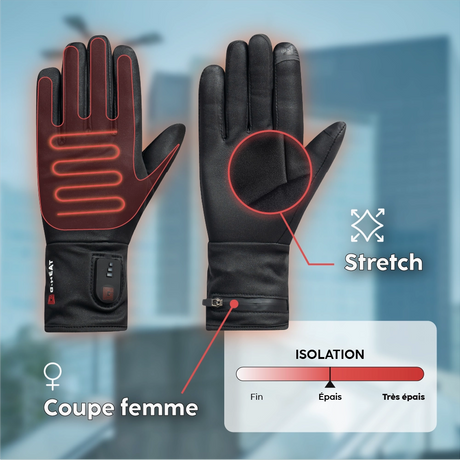 Gants chauffants city G-Heat atouts produits