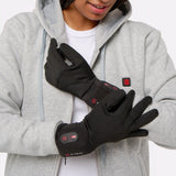 Gants light chauffants porté femme