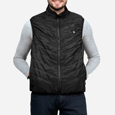 Veste sans manche chauffante G-Heat portée de face