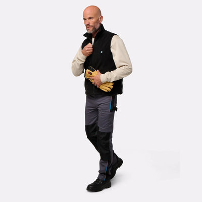Veste sans manche chauffante