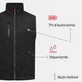 Polaire chauffante atouts produit