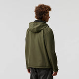 Veste softshell chauffante et déperlante kaki