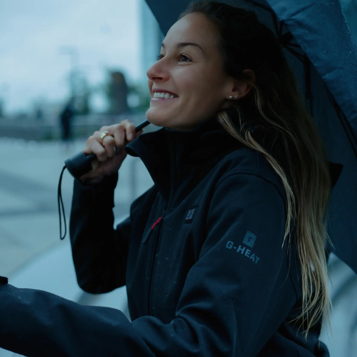 Veste chauffante déperlante