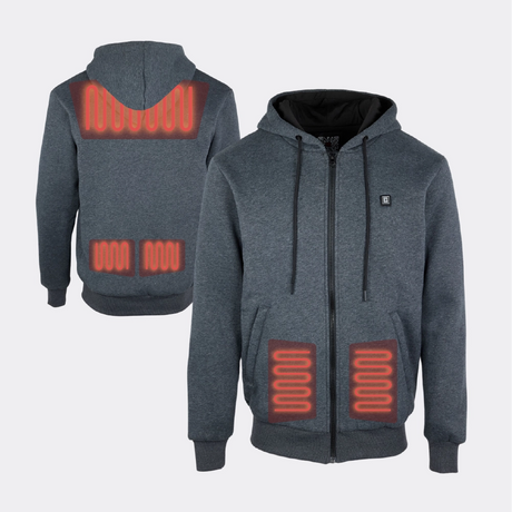 Hoodie chauffant anthracite G-heat