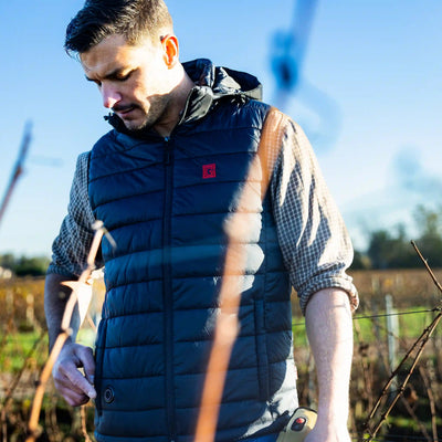 veste chauffante vignes