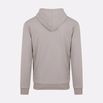 Hoodie ESSENTIAL chauffant G-Heat gris de dos