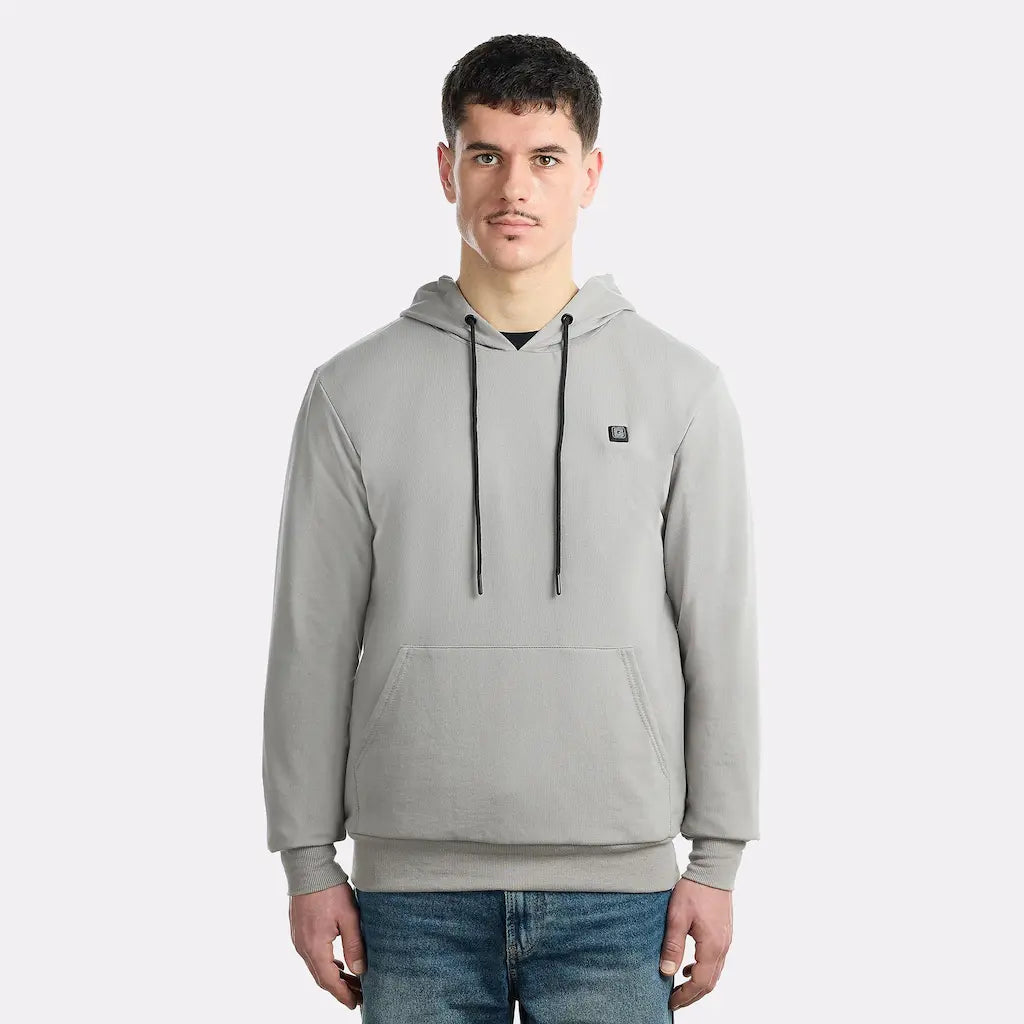 Hoodie ESSENTIAL chauffant G-Heat gris homme