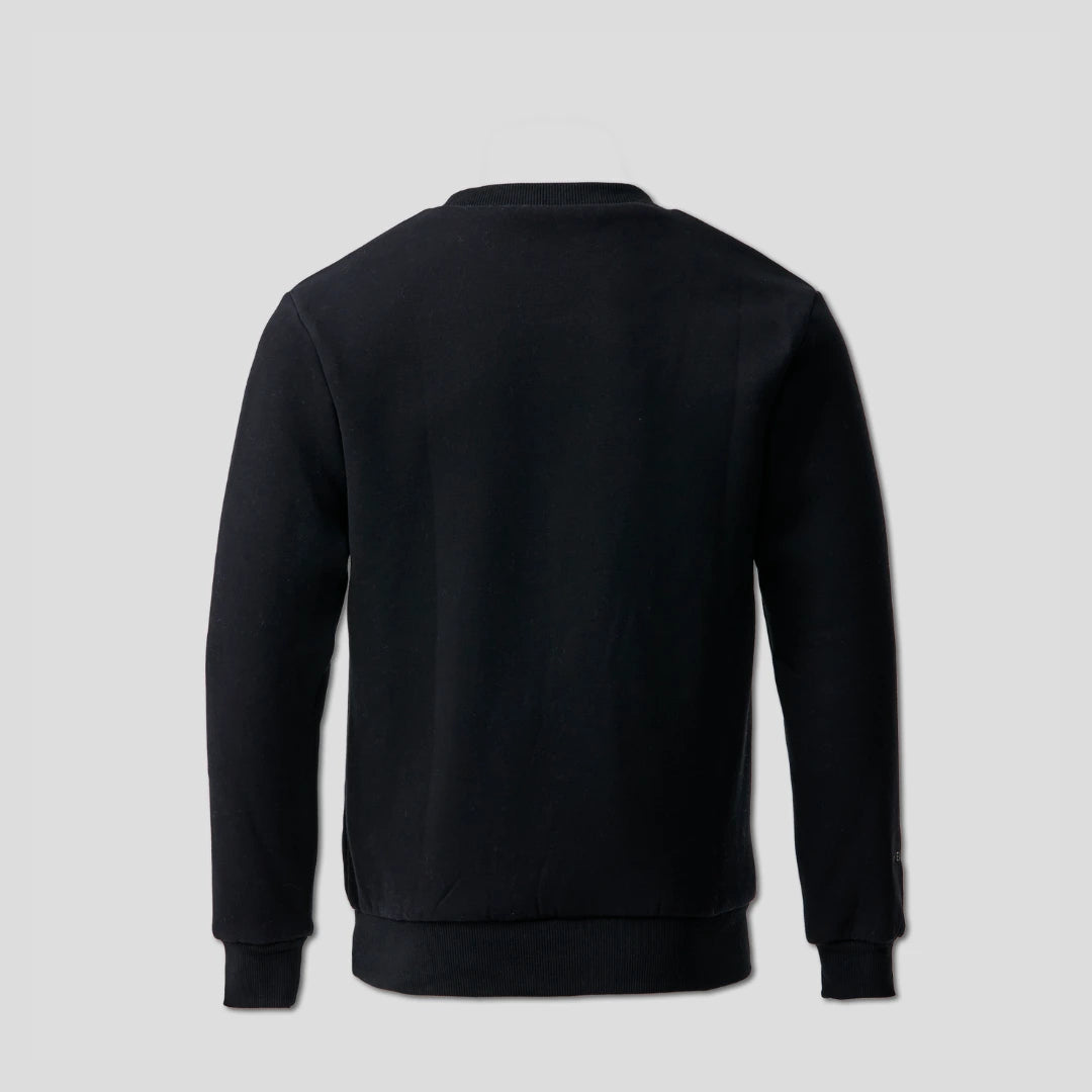 Sweat crew chauffant noir