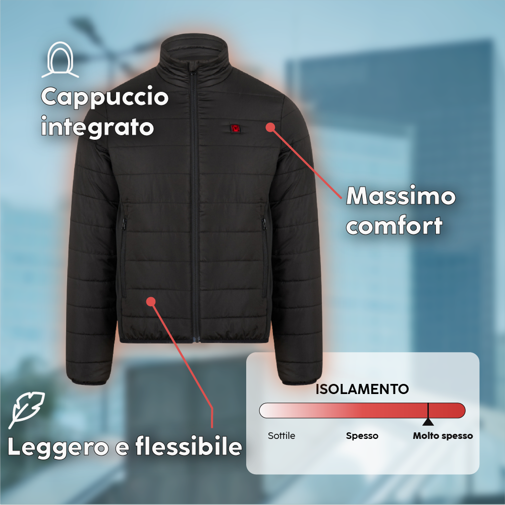 veste chauffante atouts produits