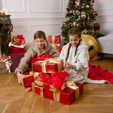 Plaid-Pullover mit Katzenprint – Kinder 3–7 Jahre