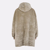 Pull plaid beige femme