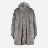 Pull plaid gris homme de dos