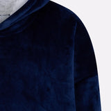 Pull plaid navy femme G-Heat