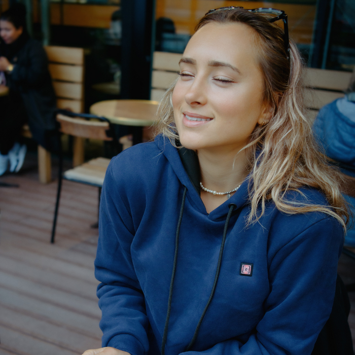 Sweat à capuche chauffant