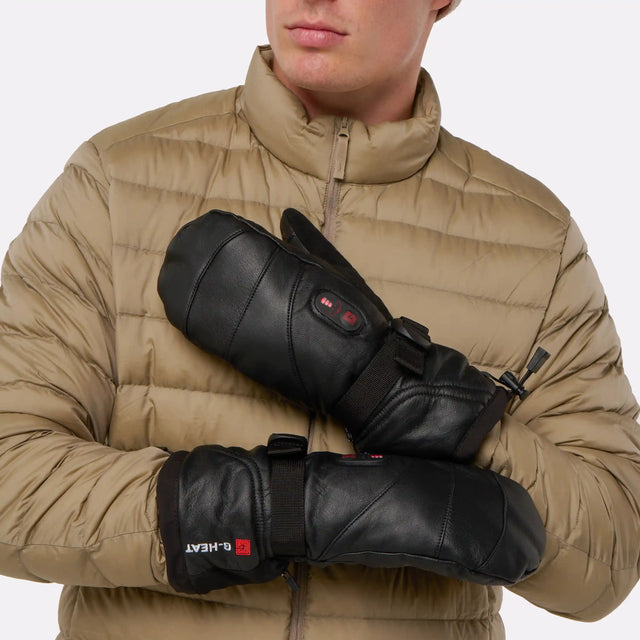 SG04 moufles de ski chauffants G-Heat portées