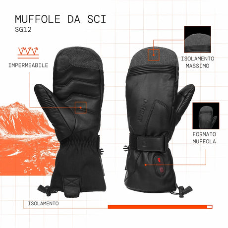 Moufles de ski chauffantes visuel atout it