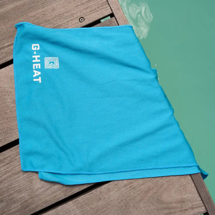 Serviette rafraîchissante bleue G-Heat
