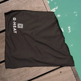 Serviette rafraîchissante noir