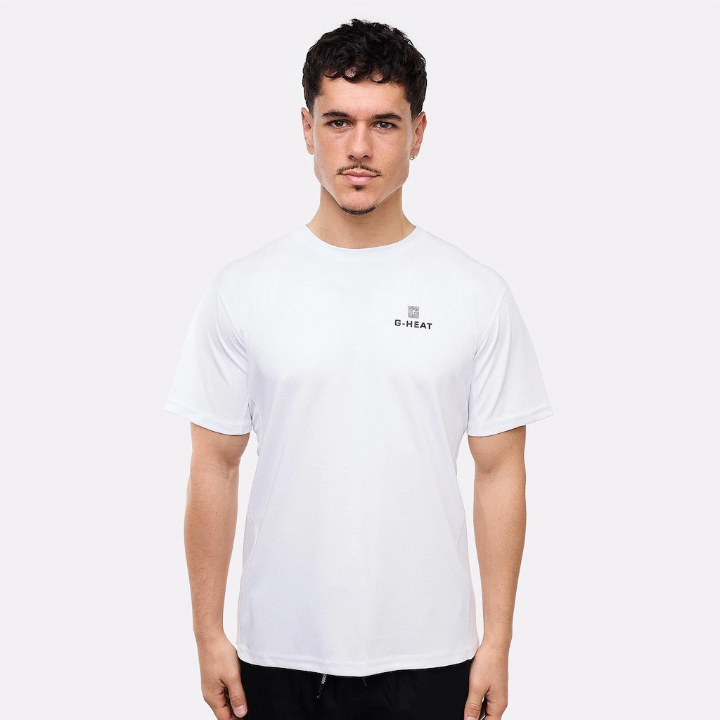 T-shirt blanc rafraîchissant homme