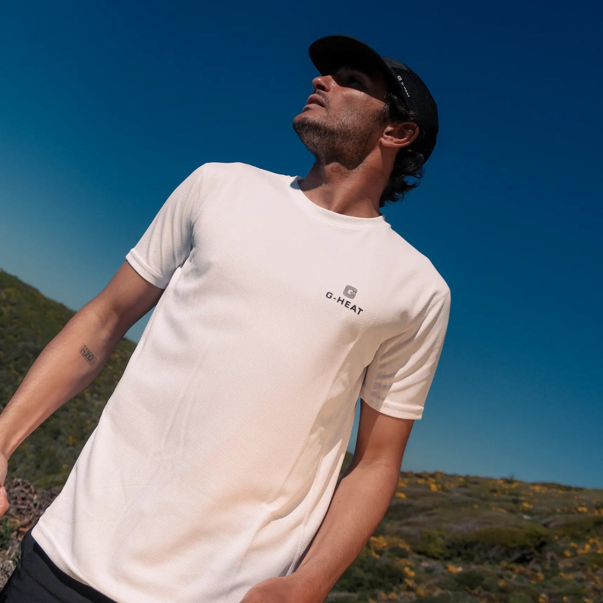 T-shirt rafraîchissant blanc homme