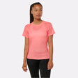 T-shirt sport rafraîchissant corail femme
