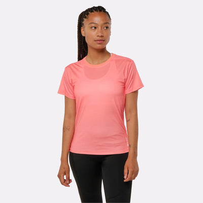 T-shirt sport rafraîchissant corail femme